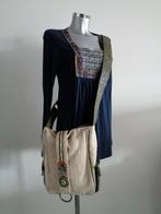 Duurzame mode tas van hennep en leer, crossbody ZIPPA, Ophalen of Verzenden, Nieuw, Overige typen