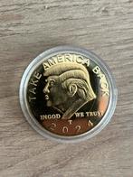 Donald Trump verzamelmunt, Postzegels en Munten, Ophalen of Verzenden, Goud, Buitenland