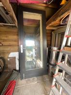 Trippel glas openslaande deuren, Doe-het-zelf en Verbouw, Deuren en Horren, Ophalen, Gebruikt, 80 tot 100 cm, Binnendeur