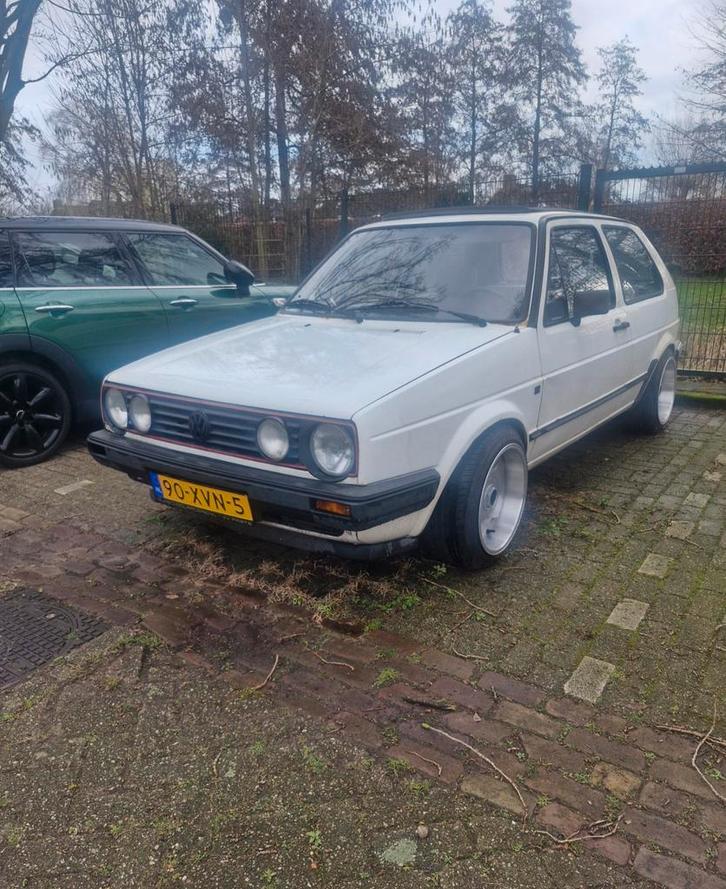 Mooie Golf 2 Automaat,1985 belastingvrij,, Auto's, Oldtimers, Particulier, Hatchback, Geïmporteerd, Zilver of Grijs, Ophalen