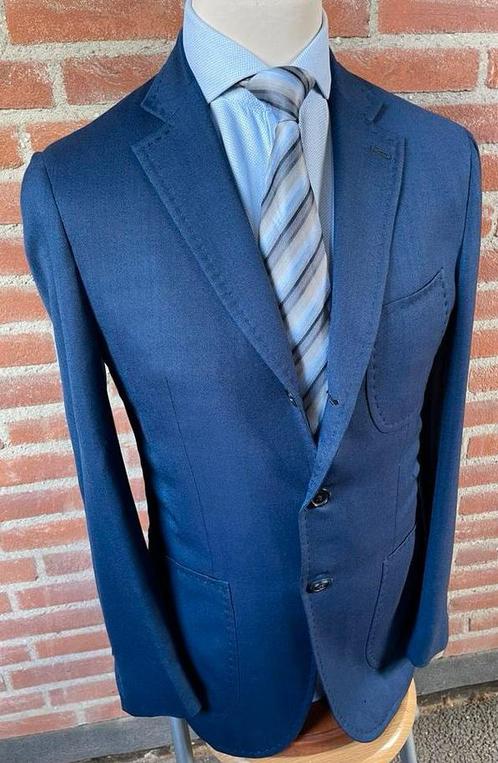 Isaia by Oger 100% Virginwol 120’S blazer/ jasje Maat 50, Kleding | Heren, Kostuums en Colberts, Gedragen, Maat 48/50 (M), Blauw