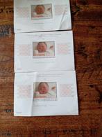 3 postzegels geboorte Amalia, Verzamelen, Koninklijk Huis en Royalty, Ophalen of Verzenden