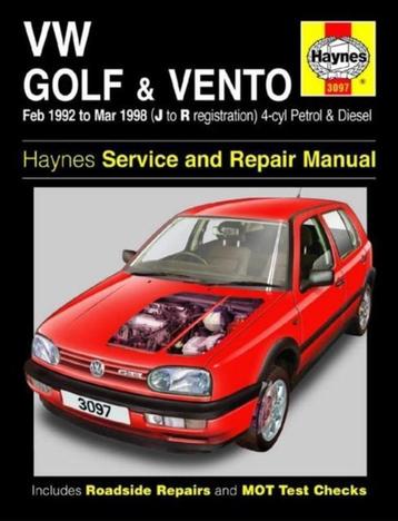 Haynes VW Workshop Manual | Volkswagen Golf & Vento beschikbaar voor biedingen