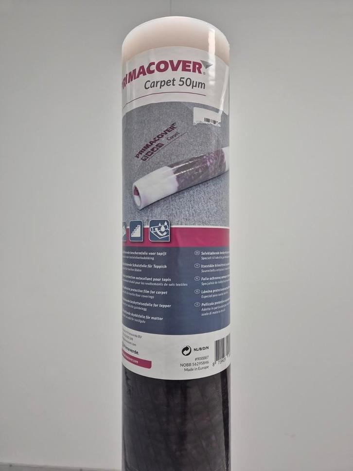 Primacover Carpet Beschermfolie, Doe-het-zelf en Verbouw, Isolatie en Afdichting, Nieuw, Vloerisolatie, Overige materialen, Minder dan 4 cm