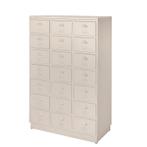 Refurbished Vintage Metalen Retro Apothekerkast Ladekast, Info@dehanzeherten.nl, 100 tot 150 cm, 5 laden of meer, Verzenden