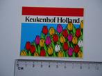 sticker Keukenhof Holland nl vlag tulp bloem flowerpower, Verzamelen, Stickers, Verzenden