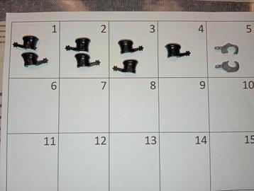 Playmobil onderdelen A western ridders sporen beschikbaar voor biedingen
