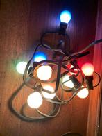 Kleurrijke lichtslinger met lampen Philips prikkabel 10 lamp, Ophalen of Verzenden, Gebruikt, Kunststof, Minder dan 50 cm