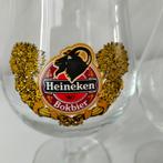 4 Oude Heineken  Bok glazen, Heineken, Glas of Glazen, Ophalen of Verzenden