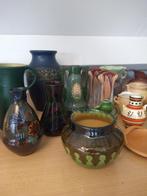 Divers art nouveau deco plateel Thulin, Katwijk, Mobach 35x, Antiek en Kunst, Antiek | Keramiek en Aardewerk, Ophalen