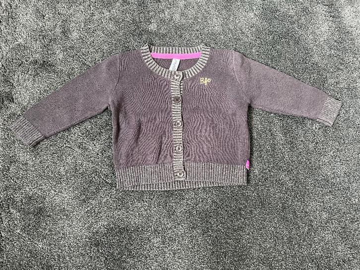 Bruin vestje Babyface maat 68, Kinderen en Baby's, Babykleding | Maat 68, Zo goed als nieuw, Meisje, Truitje of Vestje, Ophalen of Verzenden