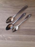3 Verzilverde koffielepels / Theelepels Nescafe 60, Ophalen of Verzenden