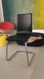 Set van 6 Retro Stoelen - Gaaf!, Huis en Inrichting, Stoelen, Ophalen, Kunststof, Gebruikt, Zwart