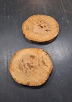 2 Dennenhouten Plakken - Decoratie, Ophalen of Verzenden, Gebruikt, Minder dan 180 cm, Planken