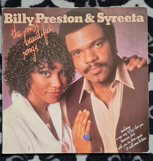 LP Billy Preston & Syreeta - The Most Beautiful Songs, Cd's en Dvd's, Vinyl | R&B en Soul, Gebruikt, Soul of Nu Soul, 1960 tot 1980