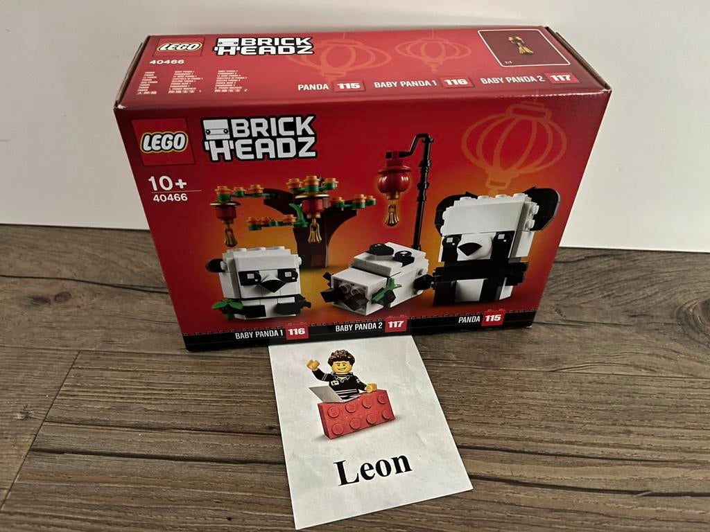 Lego BrickHeadz 40466 Panda's voor Chinees nieuwjaar - Nieuw, Kinderen en Baby's, Speelgoed | Duplo en Lego, Ophalen of Verzenden