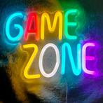 Neon verlichting 'Game zone' op plexiglas met schakelaar, Nieuw, Ophalen of Verzenden