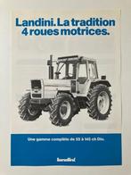 Landini trekker tractor folder brochure, Ophalen of Verzenden, Gelezen