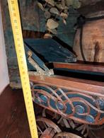 Antieke oude brocante degelijke poppenwagen, Antiek en Kunst, Curiosa en Brocante, Ophalen of Verzenden