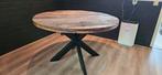 Eettafel Otik Goossens rond 130, Huis en Inrichting, Tafels | Eettafels, Ophalen, Rond, Zo goed als nieuw, 100 tot 150 cm