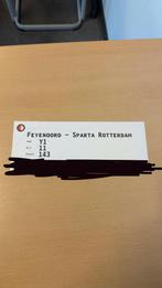 Feyenoord - Sparta Ticket 18-01, Tickets en Kaartjes, Losse kaart, Eén persoon, Januari