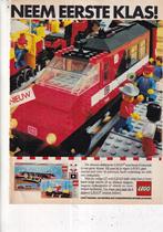 Retro reclame 1985 Lego treinen Concorde supertrein, Overige typen, Ophalen of Verzenden