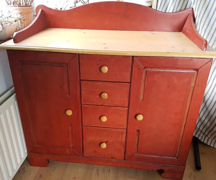 Kinderkamer: kommode, peuterbed, kledingkast en plank, Kinderen en Baby's, Kinderkamer | Bedden, Gebruikt, Ophalen