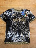 Italië Versace Voetbalshirt, Maat 48/50 (M), Zwart, Nieuw, Ophalen of Verzenden
