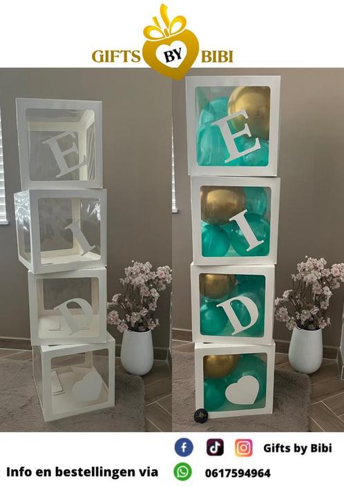 Decoratie doos EID, Huis en Inrichting, Woonaccessoires | Overige, Nieuw, Ophalen of Verzenden