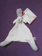 BAMBINO Knuffeldoekje KONIJN. WIT -GRIJS GESTREEPT **Nieuw**, Ophalen of Verzenden, Nieuw, Konijn