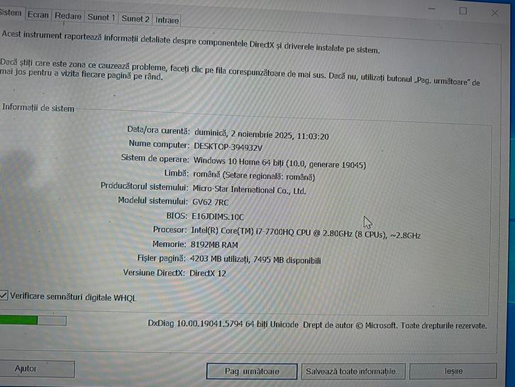 Laptop for gaming MSI, Computers en Software, Windows Laptops, Zo goed als nieuw, 16 inch, SSD, 2 tot 3 Ghz, 8 GB, Qwerty, Met videokaart