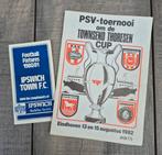 PSV programmaboekje Townsend Thoresen Cup 1982 en flyer, Ophalen of Verzenden, Gebruikt, PSV, Boek of Tijdschrift