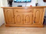 Licht Eiken Dressoir. zit klein zwart plekje op., Ophalen of Verzenden, Gebruikt, 25 tot 50 cm