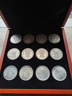 Prachtige wilhelmina rijksdaalder set, Setje, Zilver, Ophalen of Verzenden, Koningin Wilhelmina