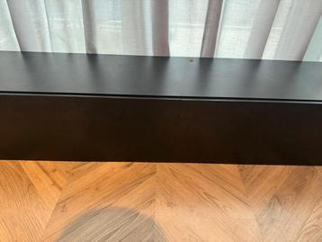 Zwarte zwevend tv meubel