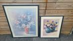 2 poster schilderijen van bloemen gratis, Ophalen, Rechthoekig Staand