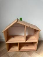 Poppenhuis eiken wit (incl toebehoren), Ophalen of Verzenden, Poppenhuis