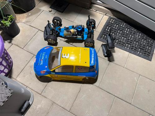 Rc Nitro auto 1:8 Protech Promax RS, Hobby en Vrije tijd, Modelbouw | Radiografisch | Auto's, Zo goed als nieuw, Nitro, Ophalen