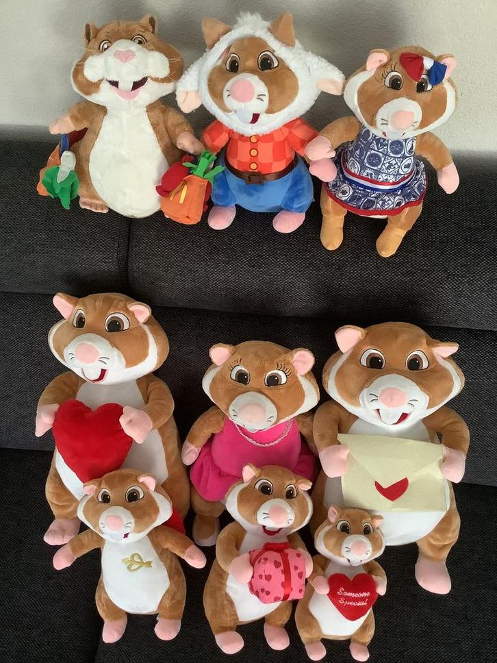 AH hamsters hamster pluche knuffel albert heijn hartje etc, Kinderen en Baby's, Speelgoed | Knuffels en Pluche, Zo goed als nieuw