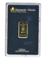 Goud baar 10 gram Heimerle + Meule, Ophalen of Verzenden, Goud