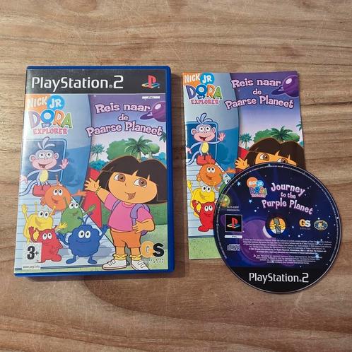Sony Playstation 2 Dora reis naar de paarse planeet, Spelcomputers en Games, Games | Sony PlayStation 2, Zo goed als nieuw, 1 speler