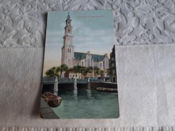 amsterdam  westerkerk  1908  tram  tekst beschikbaar voor biedingen