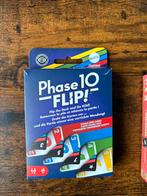 Phase 10 Flip! Kaartspel, gezelschapsspel, Hobby en Vrije tijd, Gezelschapsspellen | Kaartspellen, Ophalen of Verzenden, Zo goed als nieuw