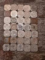 Set 35x vierkanten stuiver Nederland, Postzegels en Munten, Munten | Nederland, Ophalen of Verzenden, Koningin Wilhelmina
