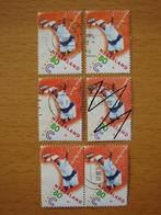 100 jaar KNLTB 5x NVPH 1813    , Postzegels en Munten, Ophalen of Verzenden, Na 1940, Gestempeld