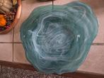 Te koop mooi zware glazen schaal, Ophalen of Verzenden, Zo goed als nieuw, Rond, Glas