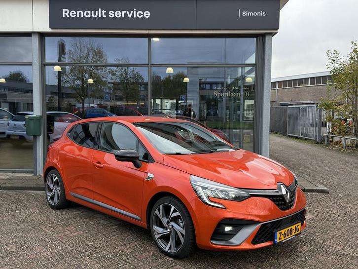 Renault Clio 1.6 E-Tech Hybrid 145 R.S. Line Automaat + Afne, Auto's, Renault, Bedrijf, Te koop, Clio, 360° camera, ABS, Achteruitrijcamera