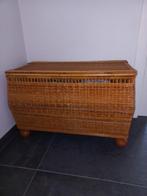 Te koop rieten mand, Ophalen, Gebruikt, Rechthoekig, Riet