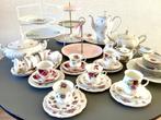 Vintage High Tea servies te huur, 10 pers €15, Ophalen, Gebruikt, Overige stijlen, Kop(pen) en/of Schotel(s)
