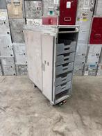Vliegtuig trolley vliegtuigtrolly airline cart galley cart, Ophalen, Gebruikt, Industrieel